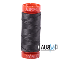 Aurifil 50wt Cotton Mako' 200m Spool - 2630 - Dark Pewter