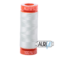 Aurifil 50wt Cotton Mako' 200m Spool - 2800 - Mint Ice