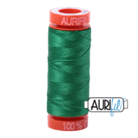 Aurifil 50wt Cotton Mako' 200m Spool - 2870 - Green