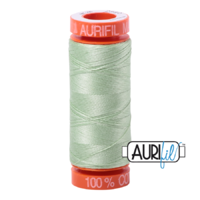 Aurifil 50wt Cotton Mako' 200m Spool - 2880 - Pale Green