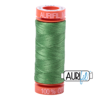 Aurifil 50wt Cotton Mako' 200m Spool - 2884 - Green Yellow