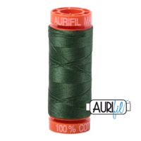 Aurifil 50wt Cotton Mako' 200m Spool - 2892 - Pine