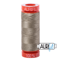 Aurifil 50wt Cotton Mako' 200m Spool - 2900 - Light Kakhy Green