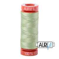 Aurifil 50wt Cotton Mako' 200m Spool - 3320 - Light Spring Green