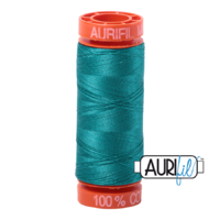 Aurifil 50wt Cotton Mako' 200m Spool - 4093 - Jade