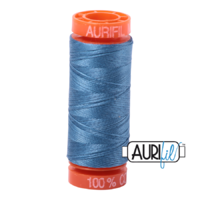 Aurifil 50wt Cotton Mako' 200m Spool - 4140 - Wedgewood