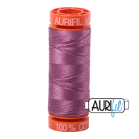 Aurifil 50wt Cotton Mako' 200m Spool - 5003 - Wine