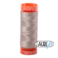 Aurifil 50wt Cotton Mako' 200m Spool - 5011 - Rope Beige