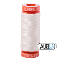 Aurifil 50wt Cotton Mako' 200m Spool - 6722 - Sea Biscuit