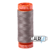 Aurifil 50wt Cotton Mako' 200m Spool - 6730 - Steampunk