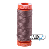 Aurifil 50wt Cotton Mako' 200m Spool - 6731 - Tiramisu
