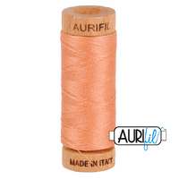 Aurifil 80wt Cotton Mako' 280m Spool - 2215 - Peach