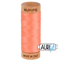 Aurifil 80wt Cotton Mako' 280m Spool - 2220 - Light Salmon