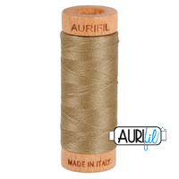 Aurifil 80wt Cotton Mako' 280m Spool - 2370 - Sandstone