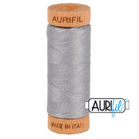 Aurifil 80wt Cotton Mako' 280m Spool - 2606 - Mist