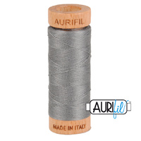 Aurifil 80wt Cotton Mako' 280m Spool - 2625 - Artic Ice