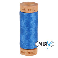 Aurifil 80wt Cotton Mako' 280m Spool - 2730 - Delft Blue