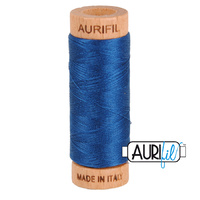 Aurifil 80wt Cotton Mako' 280m Spool - 2783 - Medium Delft Blue