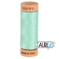 Aurifil 80wt Cotton Mako' 280m Spool - 2835 - Medium Mint
