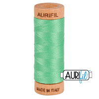 Aurifil 80wt Cotton Mako' 280m Spool - 2860 - Light Emerald