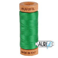 Aurifil 80wt Cotton Mako' 280m Spool - 2870 - Green