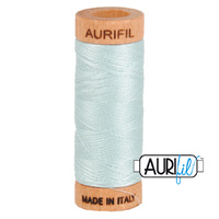 Aurifil 80wt Cotton Mako' 280m Spool - 5007 - Light Grey Blue