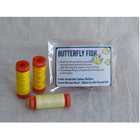 Iconic Australia Aurifil Thread Set - Great Barrier Reef 50wt Small SUNRISE - Yellow - Butterfly Fish