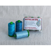 Iconic Australia Aurifil Thread Set - Outback 40wt Large - Teal - Australian Opal