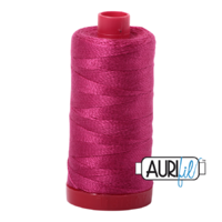 Aurifil 12wt Cotton Mako' 325m Spool - 1100 - Red Plum