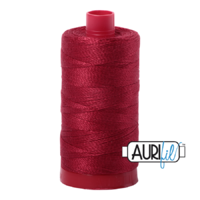 Aurifil 12wt Cotton Mako' 325m Spool - 1103 - Burgundy