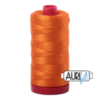 Aurifil 12wt Cotton Mako' 325m Spool - 2150 - Pumpkin