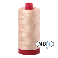 Aurifil 12wt Cotton Mako' 325m Spool - 2315 - Shell