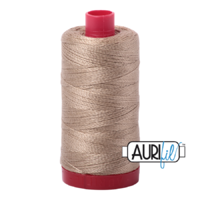 Aurifil 12wt Cotton Mako' 325m Spool - 2325 - Linen