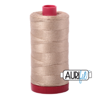 Aurifil 12wt Cotton Mako' 325m Spool - 2326 - Sand