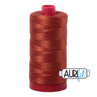 Aurifil 12wt Cotton Mako' 325m Spool - 2350 - Copper