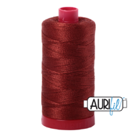 Aurifil 12wt Cotton Mako' 325m Spool - 2355 - Rust