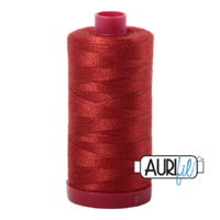 Aurifil 12wt Cotton Mako' 325m Spool - 2395 - Pumpkin Spice