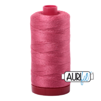 Aurifil 12wt Cotton Mako' 325m Spool - 2440 - Peony