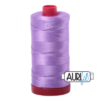 Aurifil 12wt Cotton Mako' 325m Spool - 2520 - Violet
