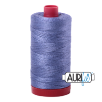 Aurifil 12wt Cotton Mako' 325m Spool - 2525 - Dusty Blue Violet