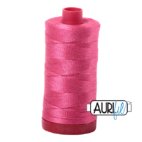 Aurifil 12wt Cotton Mako' 325m Spool - 2530 - Blossom Pink