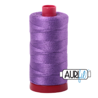 Aurifil 12wt Cotton Mako' 325m Spool - 2540 - Medium Lavender