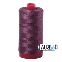 Aurifil 12wt Cotton Mako' 325m Spool - 2568 - Mulberry