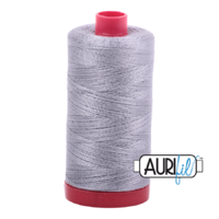 Aurifil 12wt Cotton Mako' 325m Spool - 2605 - Grey