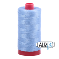 Aurifil 12wt Cotton Mako' 325m Spool - 2720 - Light Delft Blue
