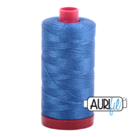 Aurifil 12wt Cotton Mako' 325m Spool - 2730 - Delft Blue