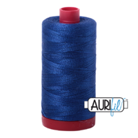 Aurifil 12wt Cotton Mako' 325m Spool - 2740 - Dark Cobalt