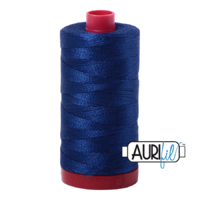 Aurifil 12wt Cotton Mako' 325m Spool - 2780 - Dark Delft Blue