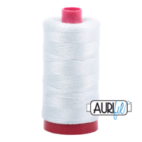 Aurifil 12wt Cotton Mako' 325m Spool - 2800 - Mint Ice