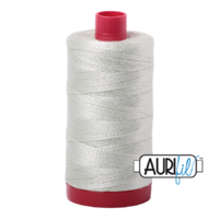 Aurifil 12wt Cotton Mako' 325m Spool - 2843 - Light Grey Green